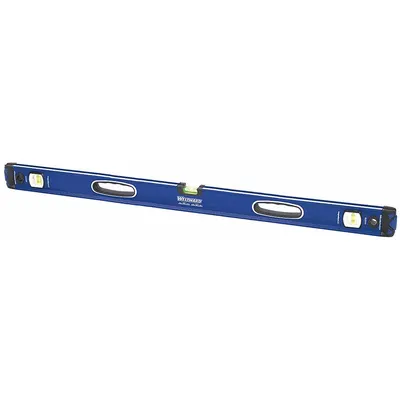 WESTWARD I-Beam Level: Level & Plumb, 48 in Overall Lg, Side Read Only - Magnetic Box Levels