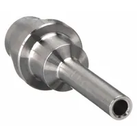 This double-ferrule stainless steel fitting connects 1/8 in OD tubing to 1/4 in OD tubing with compression ends. Suitable for hydraulic, pneumatic, and instrumentation systems requiring leak-free connections