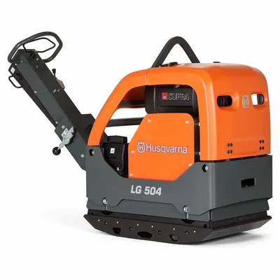 HUSQVARNA LG 504 Gas-Powered Plate Compactor - Gas-Powered Tamping Rams & Plate Compactors