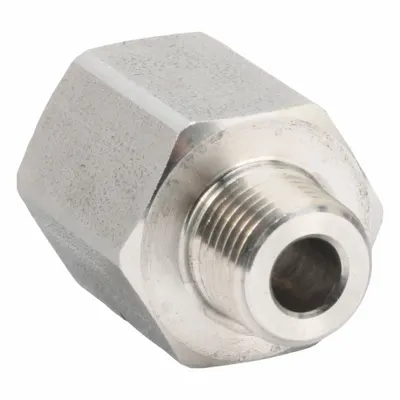 LEGRIS Metal Pipe Straight: Straight, 1/4 in x 1/8 in, Female NPT Threaded x Male x NPT Threaded - High Pressure Precision Pipe Fittings