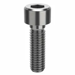 Metric standard socket head cap screw with M6x1.00 thread, 20 mm length, and 5 mm hex drive. Made from 316 stainless steel (H5) with plain finish and right-hand thread. Used for fastening components in machinery, equipment, and structural assemblies requiring corrosion resistance.
