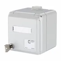 METZ CONNECT Keystone Housing: Surface, 180° Mounting Angle, 2 Ports, Unequipped (MPN 1309460003KI)