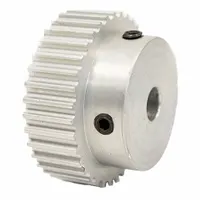 DAYTON Timing Pulley: Modified Curvilinear, Fixed, For GT Timing Belt Section, For 6 mm Belt Wd (MPN 36-3P06-6A3)