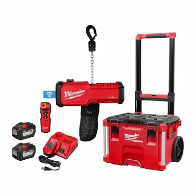 MILWAUKEE TOOL 2983-22HD Battery-Powered Electric Chain Hoist - Battery Powered Cordless Electric Hoists