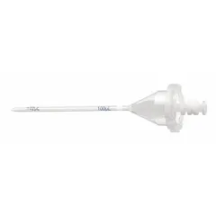 Non-sterile pipette tip made from biomedical grade plastic, with a 0.1 mL capacity. Clear color, bulk bag configuration containing 100 tips without filter. Designed for use with Eppendorf Pipettors in general liquid handling applications such as sample preparation and reagent dispensing.