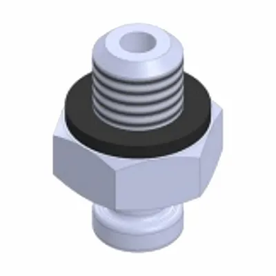 SMC ZP2A-M02P External Threaded Vacuum Pad Adapter - External Threaded Vacuum Pad Adapters