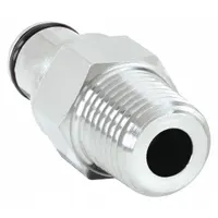 Quick Connection Insert: Insert, 1/4 in Pipe Size, Threaded, Brass, 1 11/16 in Overall Lg (MPN LCD24004)