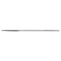 Escapement File: Half Round, 120_140 Grit, 1 1437/2500 in Lg without Tang, 3/16 in Wd, 1/8 in Thick (MPN MI8608D126)