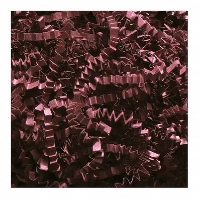 PARTNERS BRAND Crinkle Paper, Burgundy, 10 lb