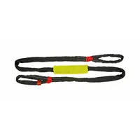 TOW-ALL Tuflex Recovery Strap: 20 ft Overall Hook Size, 20 ft Overall Lg, Red, Nylon (MPN TSEN150X20)