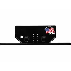 This bottom bumper hitch plate is designed for cab/chassis trucks and upfitters. It provides a secure mounting point for fifth-wheel or gooseneck hitches, enabling towing of heavy trailers in fleet and vehicle maintenance applications.