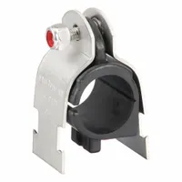 Vibration-Dampening Strut Clamp: 304 Stainless Steel, For 1 1/5 in Copper Tube, For 1 1/8 in Max. OD (MPN CN18SS)