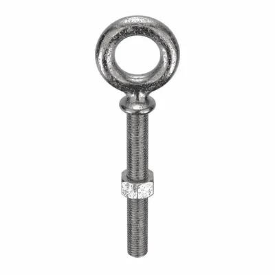 KEN FORGING Machinery Eye Bolt: With Shoulder, 316, Stainless Steel, Plain, 3/4"-10 Thread Size - Machinery Eye Bolts with Shoulder