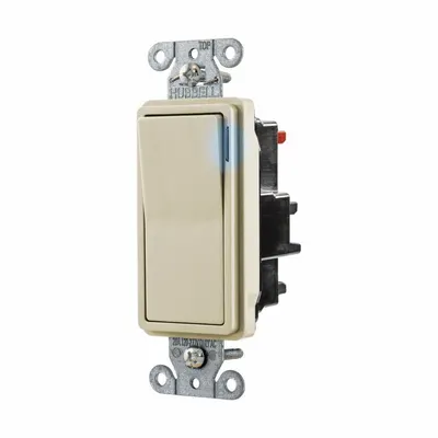 HUBBELL DS320STILI Rocker Wall Switch - Rocker Wall Switches