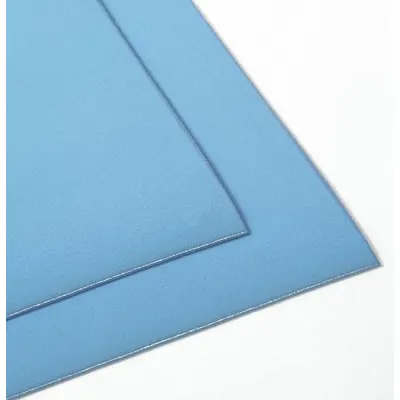 CONDOR Static Dissipative Mat: Vinyl, Blue, 8 ohm Resist Rating - Max - Vinyl Antistatic Table Mats