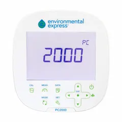 This benchtop multiparameter meter is configured for ion and total dissolved solids (TDS) measurements. It includes a universal power adapter with six interchangeable plugs. Electrodes and reagents are sold separately. Suitable for laboratory water quality testing requiring multiparameter analysis.