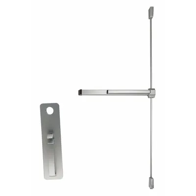 VON DUPRIN 22TP-F-3-SP28 Rim Exit Device with Touchbar and Thumbpiece Pull - Rim Push Bars