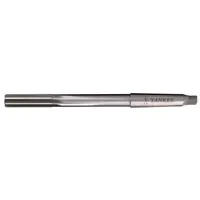 This chucking reamer has a 19/32 in diameter, straight flutes, and is made of high-speed steel with a neutral rake. The MT1 Morse taper shank allows secure mounting in drill presses, lathes, and milling machines for enlarging and finishing pre-drilled holes to precise diameters in metalworking applications