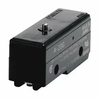 OMRON Snap Action Switch: Pin Plunger Actuator, 1NO/1NC, Solder (MPN A-20G)