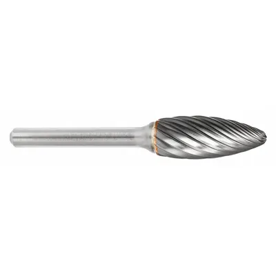 SGS PRO Inox-Cut Flame Bur, SH-5, 1/2" x 1-1/4" Head, 1/4" Shank - Inox-Cut Flame Burs