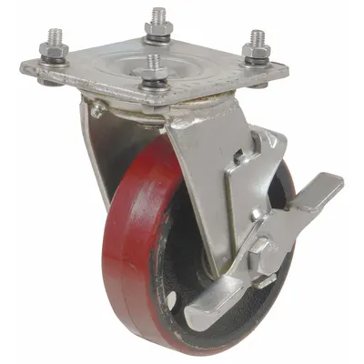 VESTIL Caster Swivel w/Brake: For CART-1000-LD-STYLE-A - Material Handling Parts