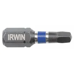 Hex insert bit with #1 bit size and standard tip style, made from S2 steel. Imperial/Metric sizing with S1 industry size. Suitable for driving screws in general fastening tasks using power tools.