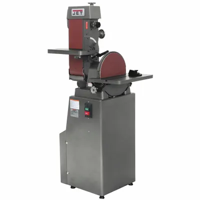 JET Belt and Disc Sander: For Metal, 230 V, Single-Phase, 1 1/2 hp, 6 in x 48 in Belt - Floor Standing Belt & Disc Machines