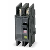 SQUARE D Miniature Circuit Breaker: 15 A, 120/240V AC, Single Phase, 22kA at 120/240V AC, 2 Poles (MPN QOU215VH)