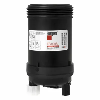 FLEETGUARD FS1098 Spin-On Diesel Fuel Filter, 4 3/4 in Outside Dia - Spin-On Fuel Filters