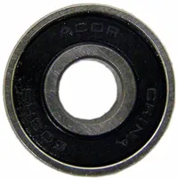 This ALCO heavy duty wheel bearing is designed for wheelchair applications. It has an overall width of 1 3/8 in and is compatible with Rolls brand wheelchairs. Used as a replacement part in maintenance and repair of mobility equipment