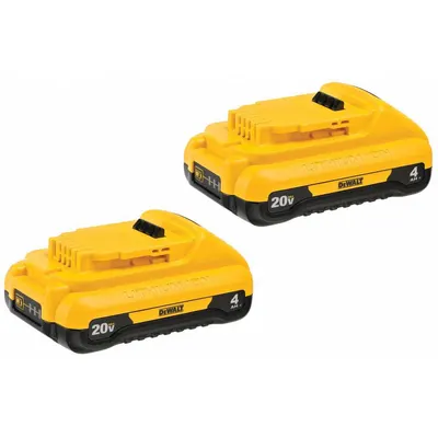 DEWALT DCB240-2 20V MAX* 4Ah Lithium-Ion Battery Pack (2-Pack) - DEWALT Cordless Tool Batteries