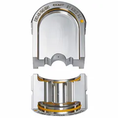 Replacement U style crimping die set for use with MILWAUKEE model 2779-22 crimping tool. Sized for 1 AWG conductors. Includes upper and lower dies for creating secure U-style crimps on electrical wire and cable.
