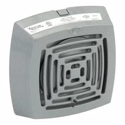 EDWARDS SIGNALING 874-N5 Vibrating Horn, 120V AC, Indoor, Gray, 5x5 in - Horn Alarms