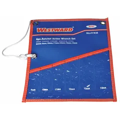 Pouch designed to hold and organize accessories for compatible power tools. Keeps bits, drivers, or small attachments secure and accessible on job sites or in workshops. Fits Westward brand tools.
