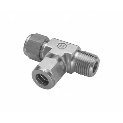 HAM-LET Double-Ferrule Compression Tee Fitting - Double-Ferrule Stainless Steel Fittings