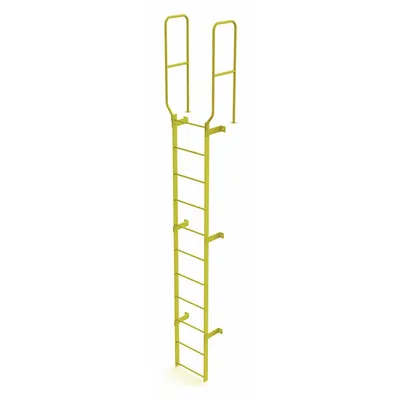 TRI-ARC Walk-Thru Fixed Ladder, Steel, 11-Rung, 28 in Wide - Fixed Ladders
