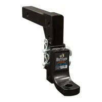 This Class 4 ball mount is constructed from carbon steel with a corrosion-resistant powder-coated finish. It features a 2-1/2 in ball diameter and a 2 in compatible ball shank diameter, with strong welded steel construction. Includes a hitch pin. Suitable for towing trailers, boats, and equipment requiring a Class 4 hitch