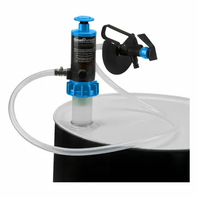 GOATTHROAT PUMPS Air & Hand-Operated Piston Drum Pump, PP Suction Tube, 4.5 gpm - Air & Hand-Operated Piston Drum Pumps