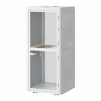 FLEXISPOT Booth: 1 Seating Positions, White, Aluminum, 89 in Ht - Max, 40 1/8 in, 40 1/8 in, Desk (MPN P2SW)