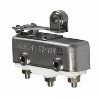 OMRON Snap Action Switch: Hinge Roller Lever Actuator, 1NO/1NC, Screw (MPN TZ-1GV22)