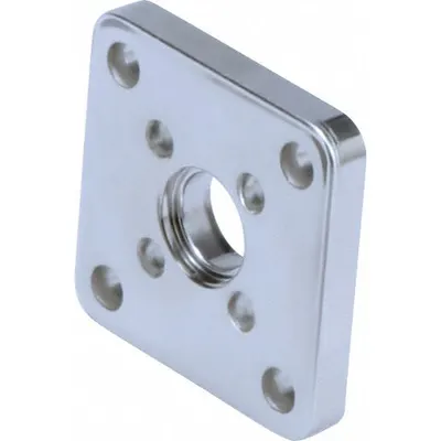 SPEEDAIRE Flange Plate, Stainless Steel, Fits 80 mm Bore Dia, CG-F080SUS - Flange Plates