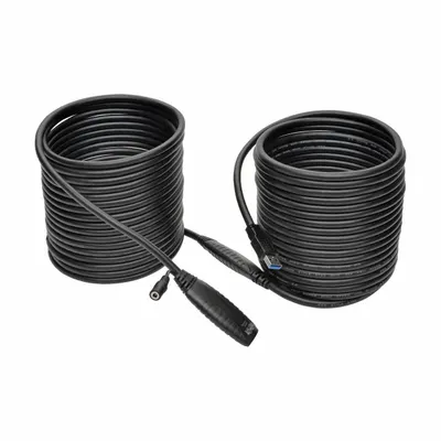 EATON TRIPP LITE Usb Cable: Type A End 1, Type A End 2, Black, 49.2 ft Lg - Standard USB & Lightning Cables