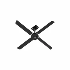 Industrial HVLS ceiling fan with 8 ft blade diameter, delivering 34,131 cfm airflow. Operates on single-phase 120V AC at 8.3 A with variable speed control. Suitable for large commercial and industrial spaces requiring efficient air circulation.