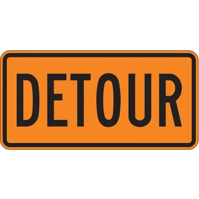 LYLE M4-8-30HA Detour Sign - Detour Signs