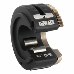 This replacement cutting wheel is designed for use with impact drivers to cut copper and similar materials. It is suited for cutting tasks in electrical, plumbing, and general construction applications where portability and precision are required.