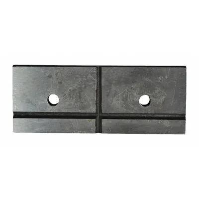 WESTWARD Grooved Jaw Plate - Dayton Vise Jaws & Jaw Plates