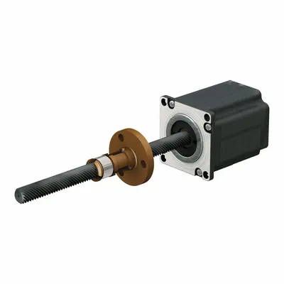 PBC LINEAR LSR1605T-0400-RCF-232-NNN-N Precision Lead Screw Assembly - Precision Lead Screw Assemblies
