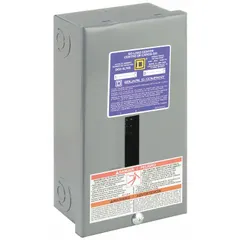 Indoor main lug load center for 1-phase, 120/240V AC systems. Rated 70A with a 65kA short circuit current rating. Provides 2 spaces for branch circuits and supports up to 2 tandem breakers. Includes a surface-mount enclosure cover.