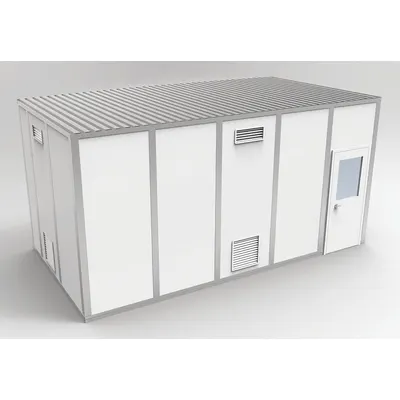 PORTA-FAB 8CR1020 Modular Cleanroom, 20 ft x 10 ft x 10 ft, Steel Walls, STC 31 - Cleanrooms
