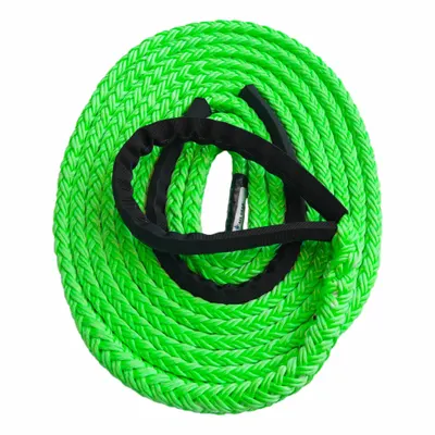 ALL GEAR Rope Sling: Polyester, 3/4 in Rope Dia, 25 ft, 3,780 lb Working Load Limit - Rope Slings